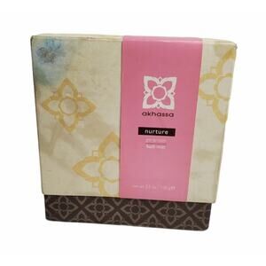 Akhassa Nuture Bath Mitt Geranium NOS Damage To Box
